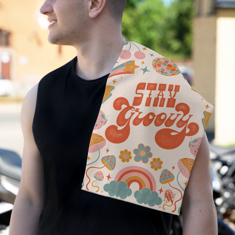 Stay Groovy Vintage Boho | Mix & Match Soft Fun-Flirty Lovers’ Towels