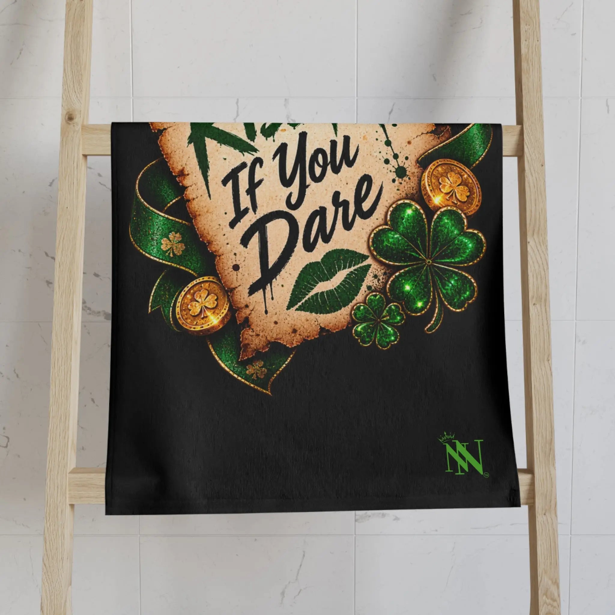 Kiss Me If You Dare Irish Love Classic Sex Towel
