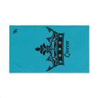 Large Crown Queen Teal Cum Towel