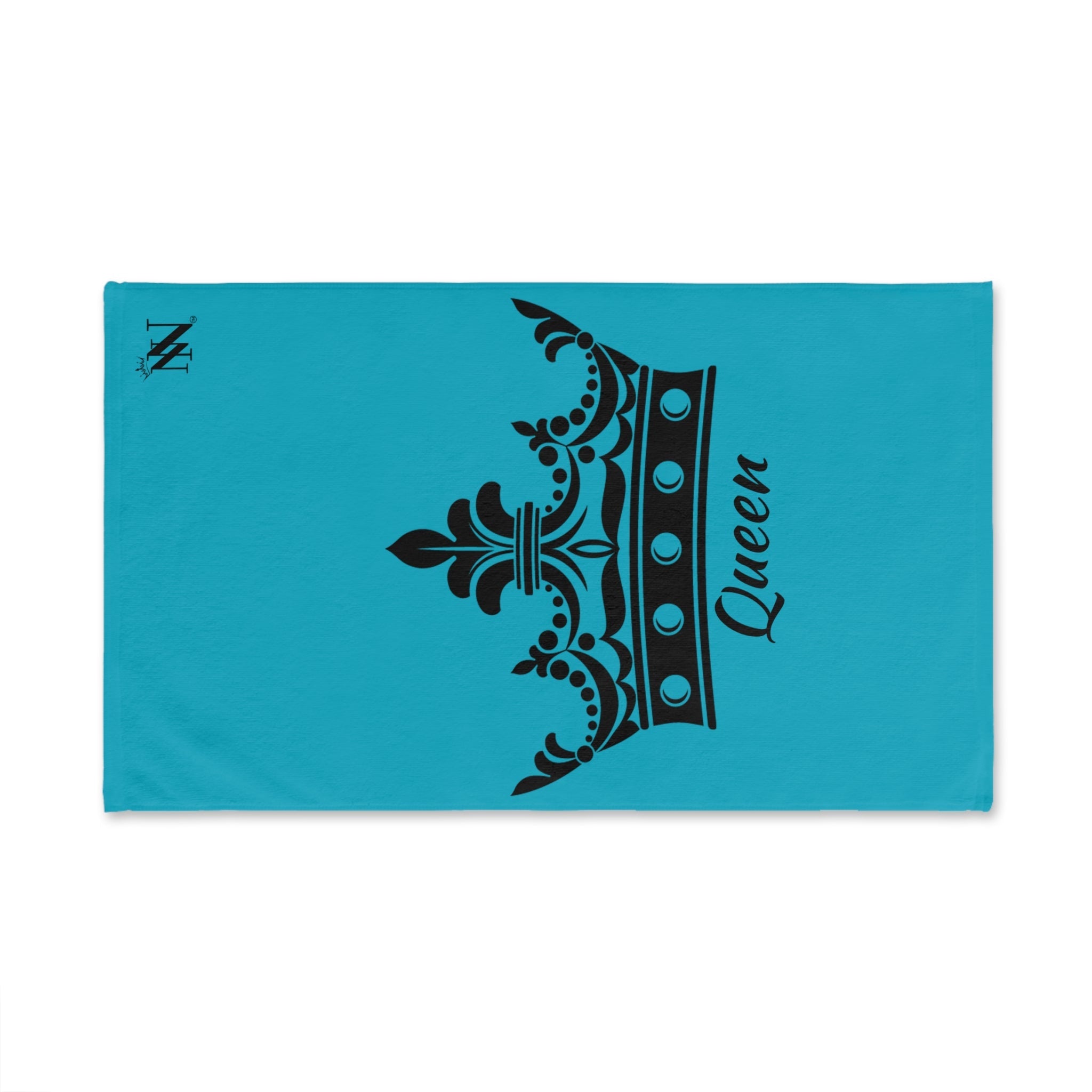 Large Crown Queen Teal Cum Towel
