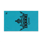 Large Crown Queen Teal | Mix & Match Classic Fun-Flirty Lovers’ Towels