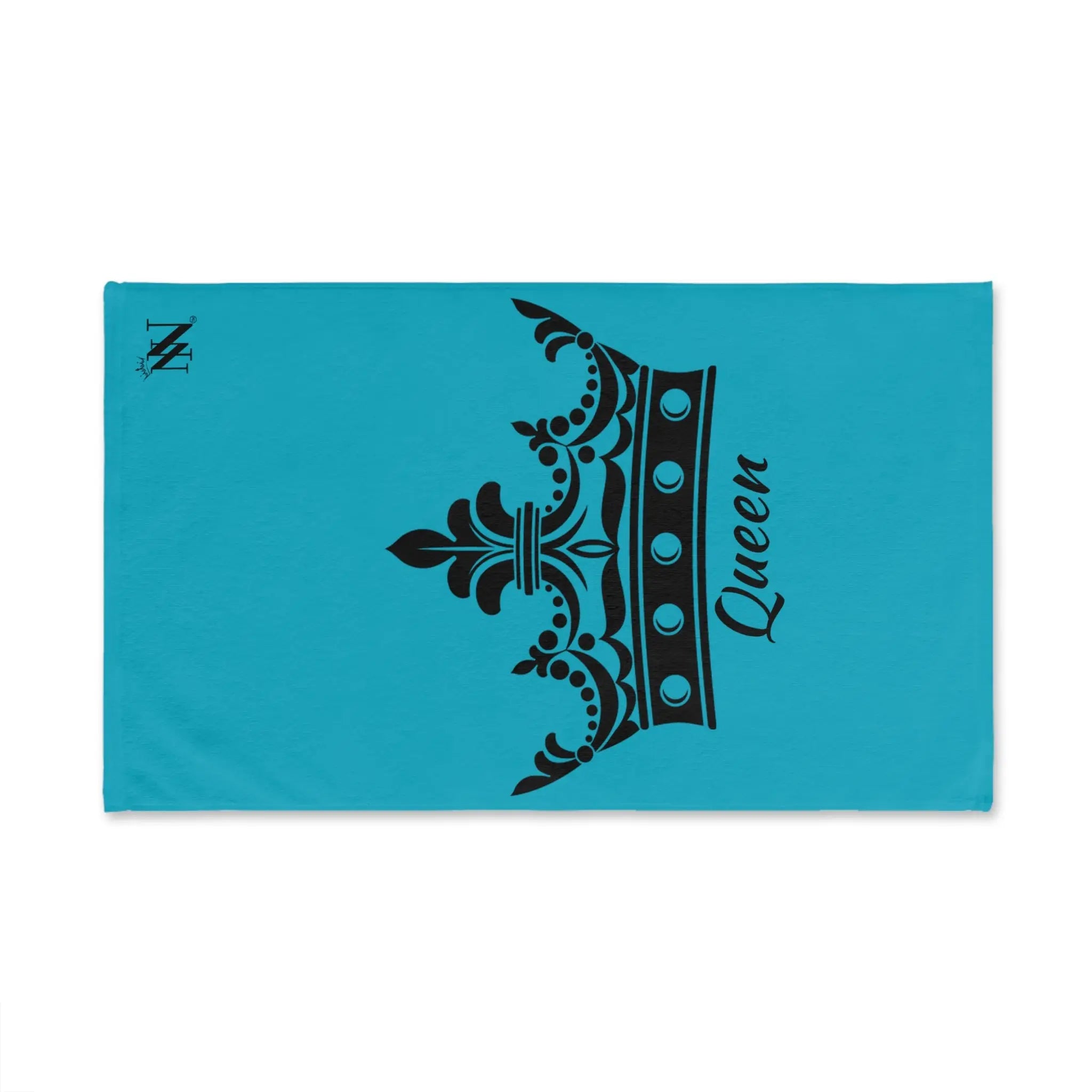 Large Crown Queen Teal Cum Towel