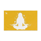 Yoga Meditation Yellow Cum Towel
