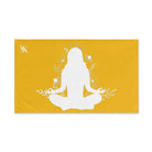 Yoga Meditation Yellow | Mix & Match Classic Fun-Flirty Lovers’ Towels
