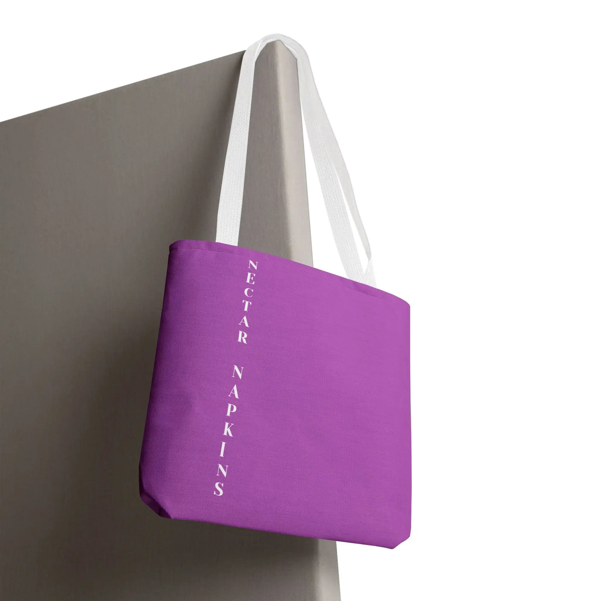 Nectar Napkins Brand Soft Plum Tote Bag
