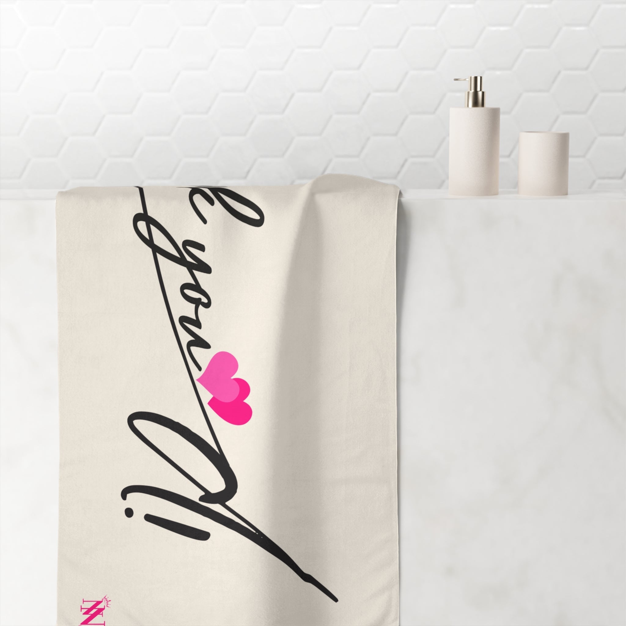 Thank You Hearts D! | Mix & Match XL Fun-Flirty Lovers’ Towels