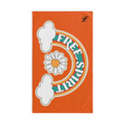 Free Spirit Retro Sticker Orange | Mix & Match Classic Fun-Flirty Lovers’ Towels