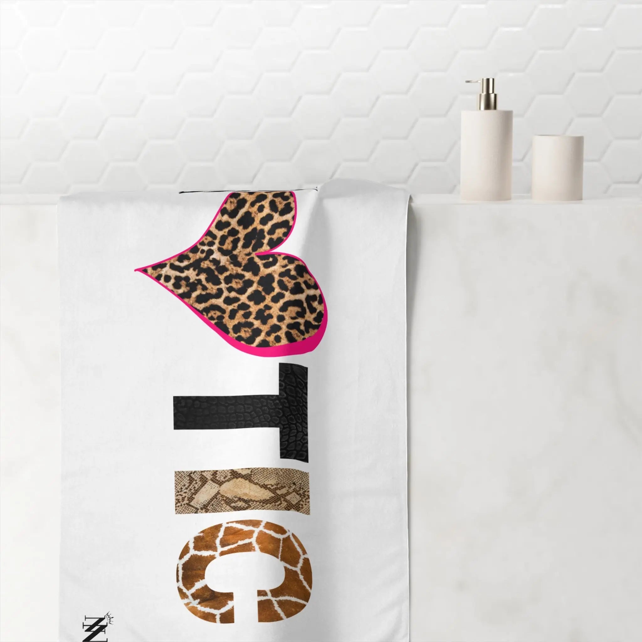 Exotic Animal Print | Mix & Match XL Fun-Flirty Lovers’ Towels