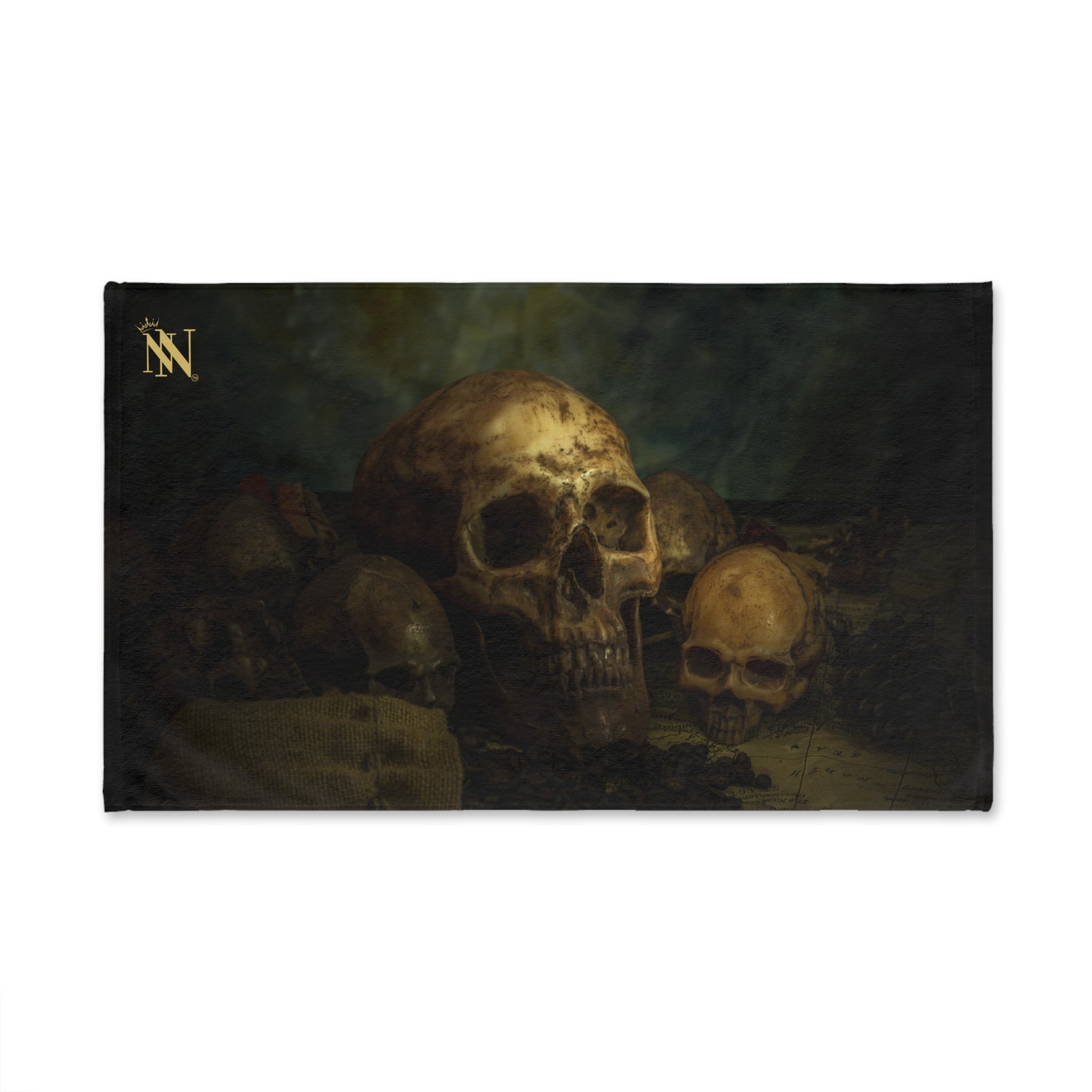Skulls & Treasure Mat 3D Print | Mix & Match Original Fun-Flirty Lovers’ Towel