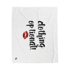 Clothing Optional! | Mix & Match Velveteen Fun-Flirty Lovers’ Blankets