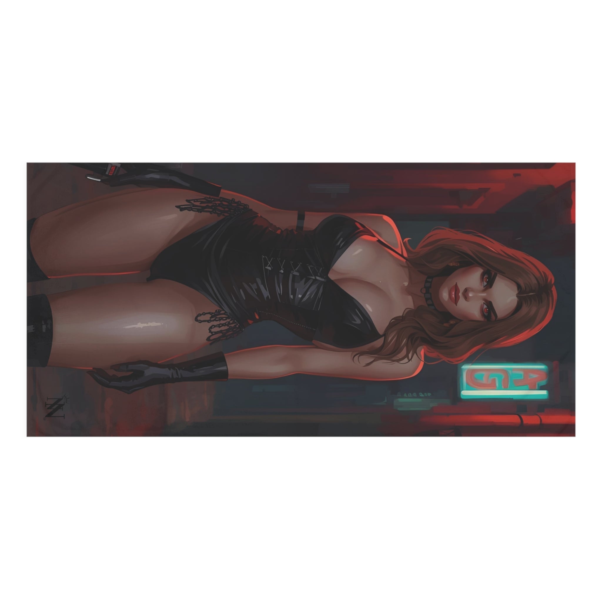 Sexy Domme Graphic | Mix & Match XL Fun-Flirty Lovers’ Towels