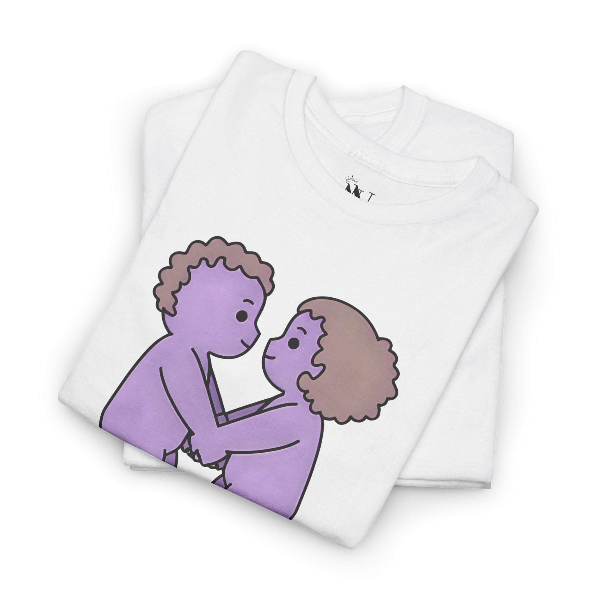 Naked Couple Emoji | Mix & Match Cotton Unisex Fun-Flirty Lovers’ T-Shirts