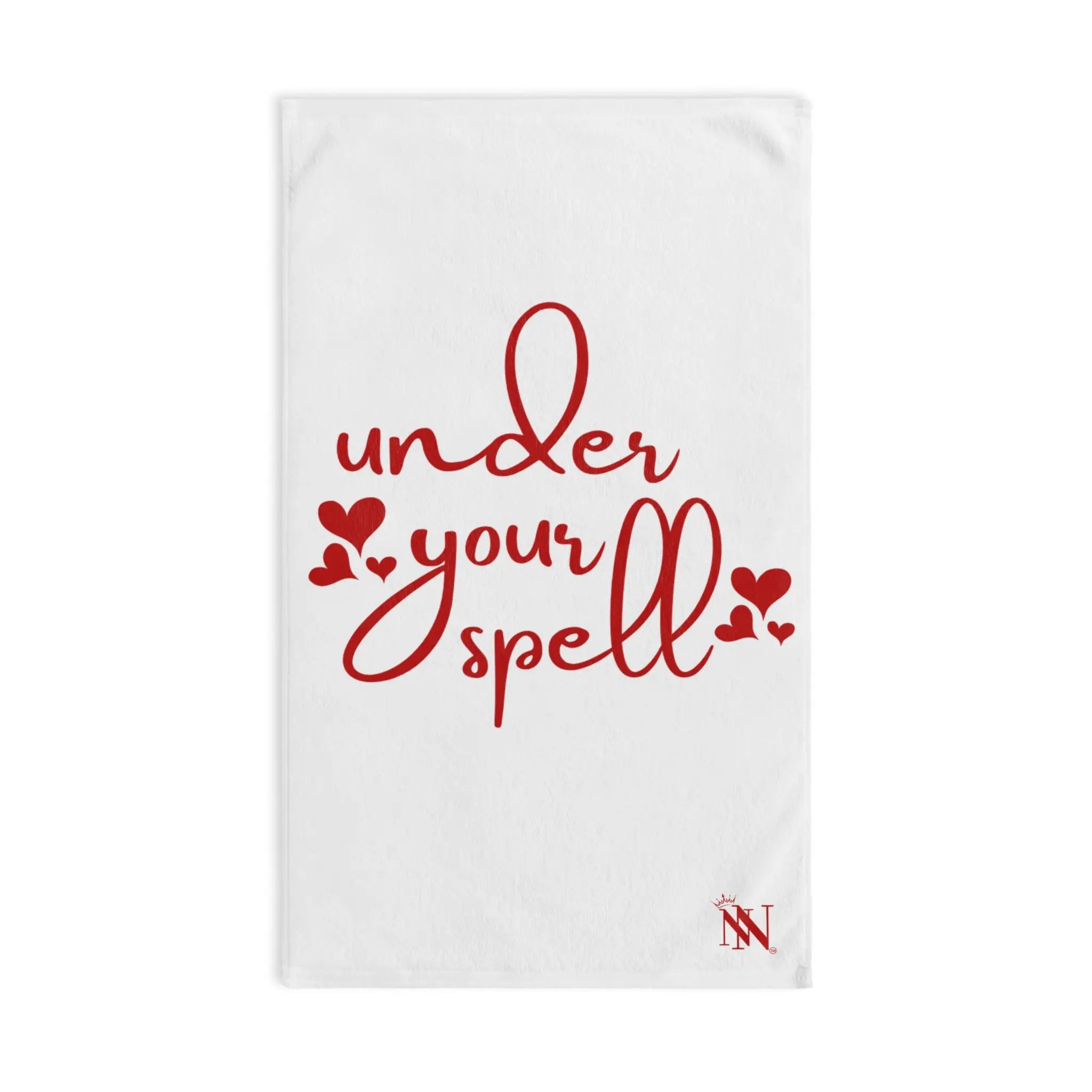 Under Your Spell Hearts Cum Towel