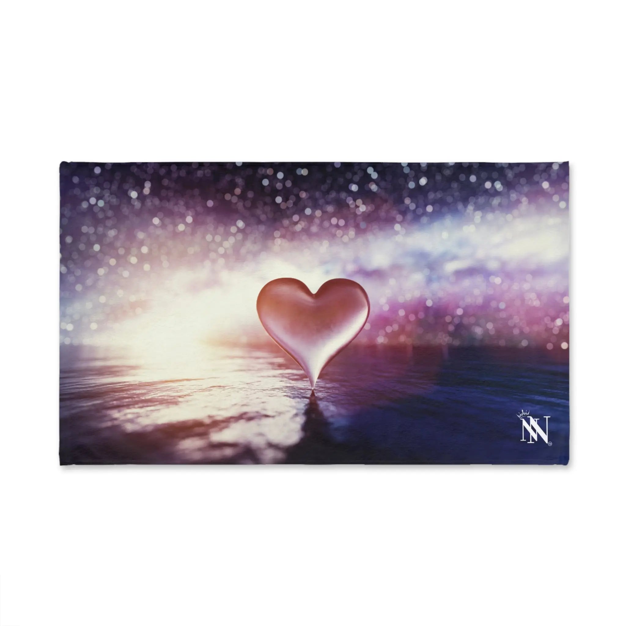 Cosmic Shining Heart Cum Towel
