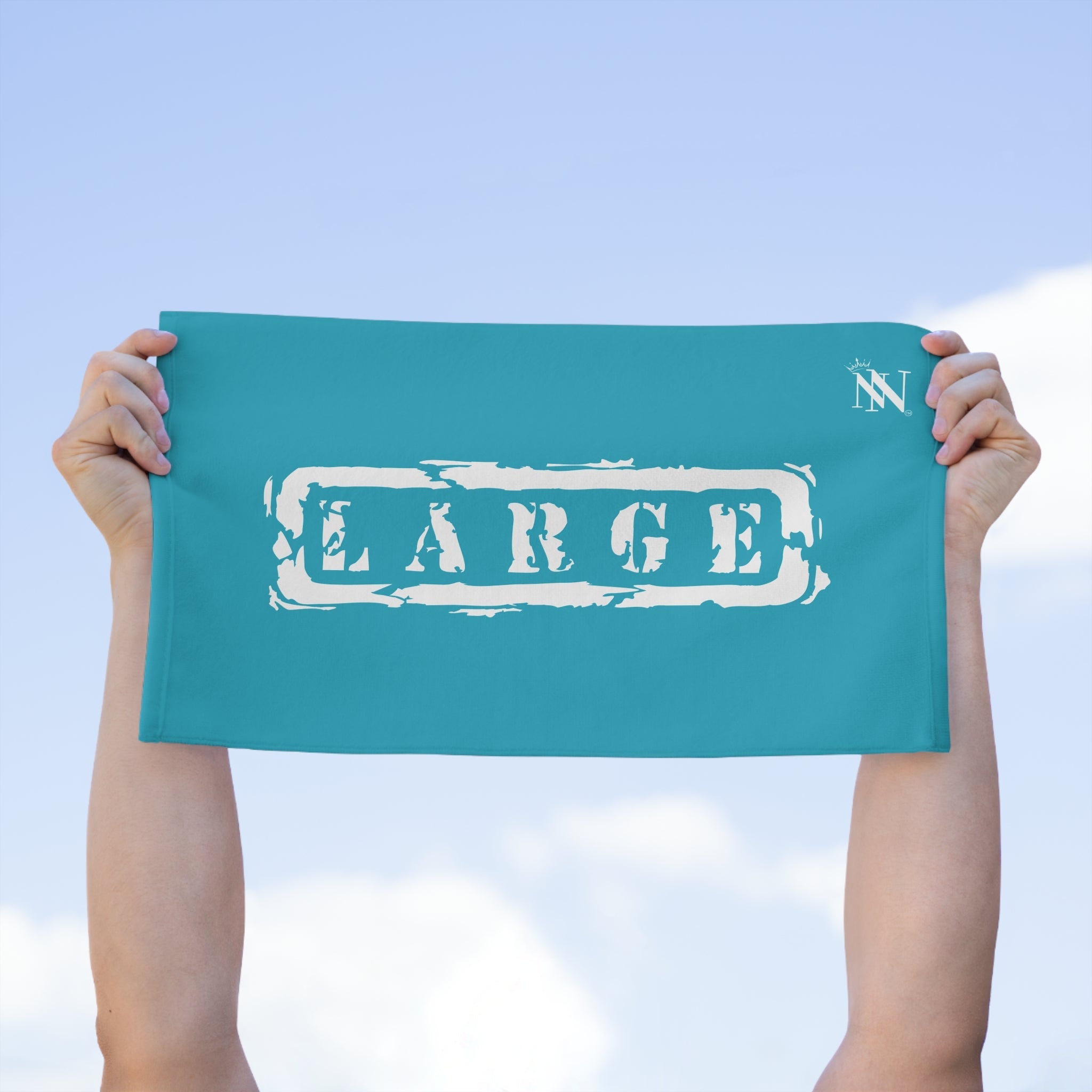 Large Teal | Mix & Match Soft Fun-Flirty Lovers’ Towels