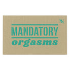 Mandatory Orgasms Gold | Mix & Match Soft Fun-Flirty Lovers’ Towels