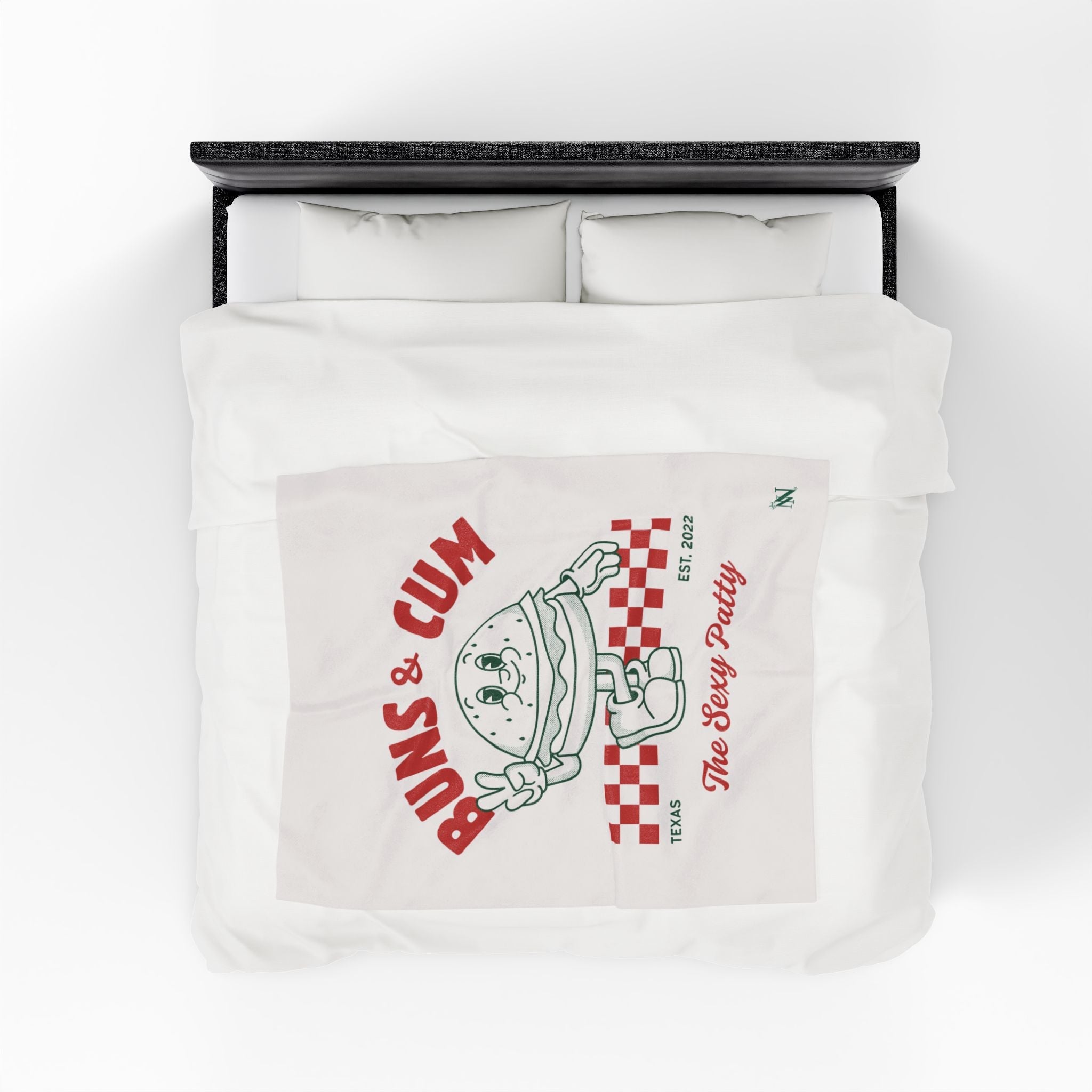 The Sexy Patty | Mix & Match Velveteen Fun-Flirty Lovers’ Blankets