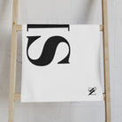 His GIANT Letters White | Mix & Match Classic Fun-Flirty Lovers’ Towels
