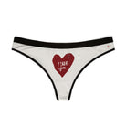 I Love You Paper Note Sex Humor Sexy Women’s Thong