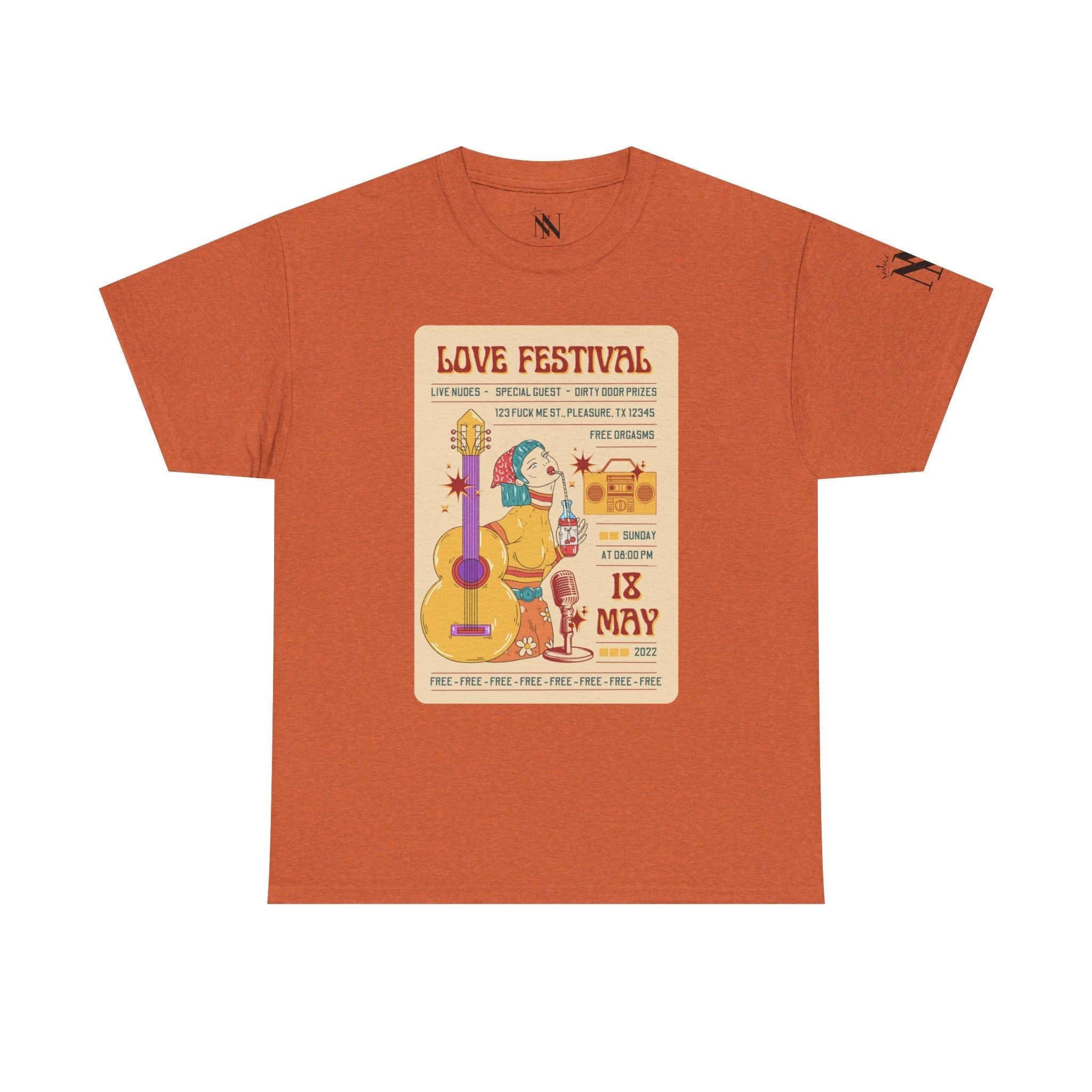 Love Festival! | Mix & Match 100% Cotton Unisex Fun-Flirty Lovers’ Tees