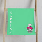 Nectar Napkins Brand Mint Green | Nectar Napkins Classic Fun-Flirty Lovers’ Towels