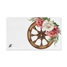 Wagon Wheel & Roses | Mix & Match Original Fun-Flirty Lovers’ Towels