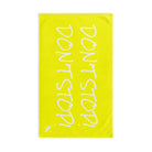 Don’t Stop! Don’t Stop Yellow | Mix & Match Classic Fun-Flirty Lovers’ Towels