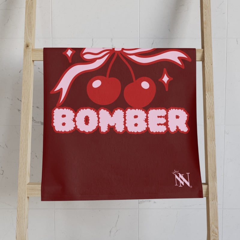 Cherry Bomber | Mix & Match Classic Fun-Flirty Lovers’ Towels