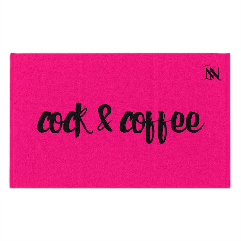 Cock & Coffee Signature Pink | Mix & Match Soft Fun-Flirty Lovers’ Towels