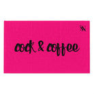 Cock & Coffee Signature Pink | Mix & Match Soft Fun-Flirty Lovers’ Towels
