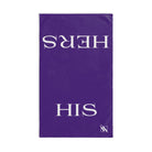 His Hers Shareable Purple | Mix & Match Classic Fun-Flirty Lovers’ Towels