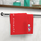 Nectar Napkins Brand Bright Red | Nectar Napkins Lils’ Fun-Flirty Lovers’ Towels