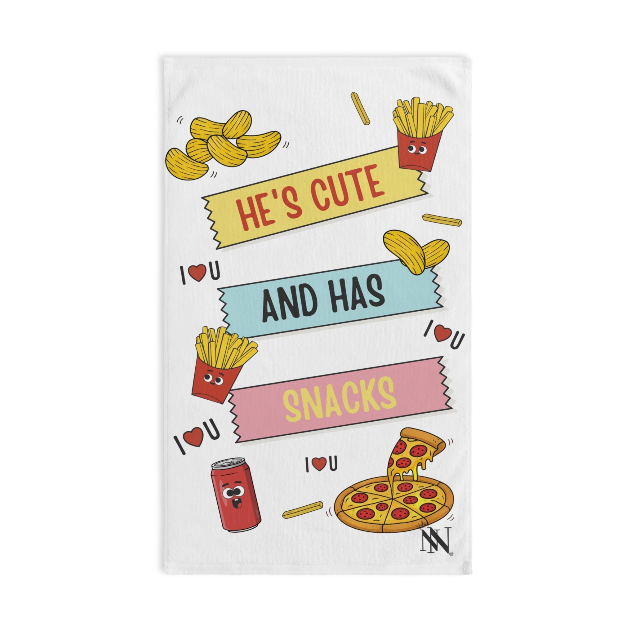 He’s Cute and Has Snacks | Mix & Match Classic Fun-Flirty Lovers’ Towels
