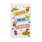 He’s Cute and Has Snacks | Mix & Match Classic Fun-Flirty Lovers’ Towels