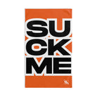SUCK ME Block Letter Orange Cum Towel