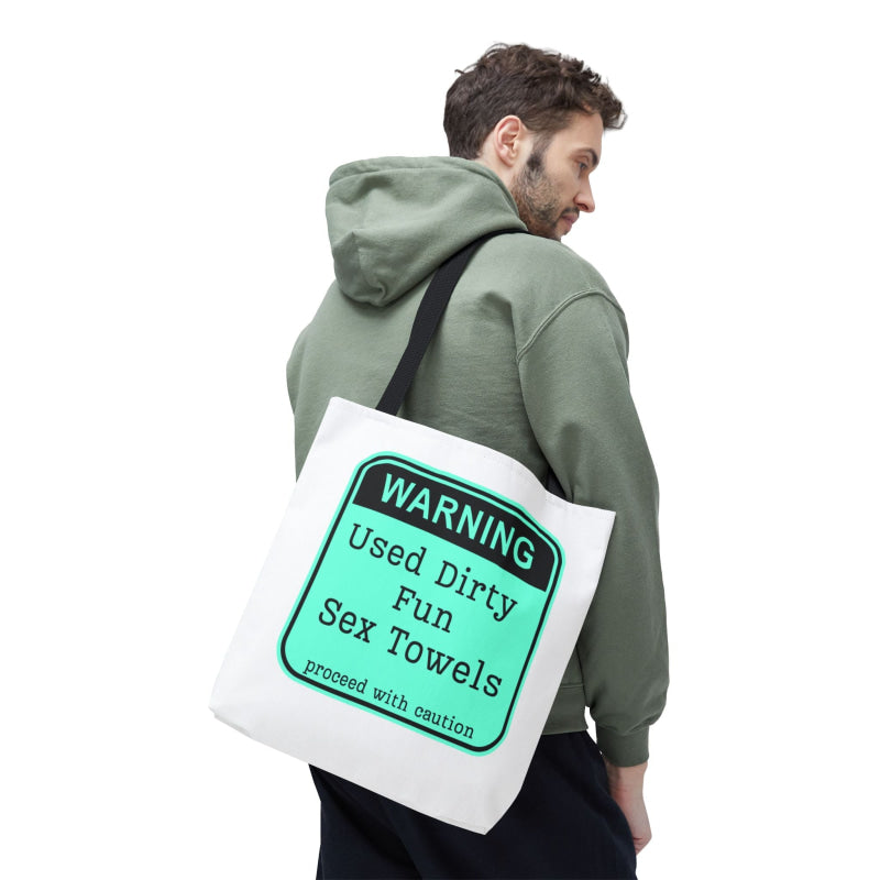 Warning Dirty Towels | Mix & Match Fun-Flirty Lovers’ Totes