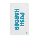 Push Harder Teal | Mix & Match Original Fun-Flirty Lovers’ Towels
