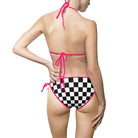 Black & White Checkered | Mix & Match Fun-Flirty Lovers’ String Bikinis