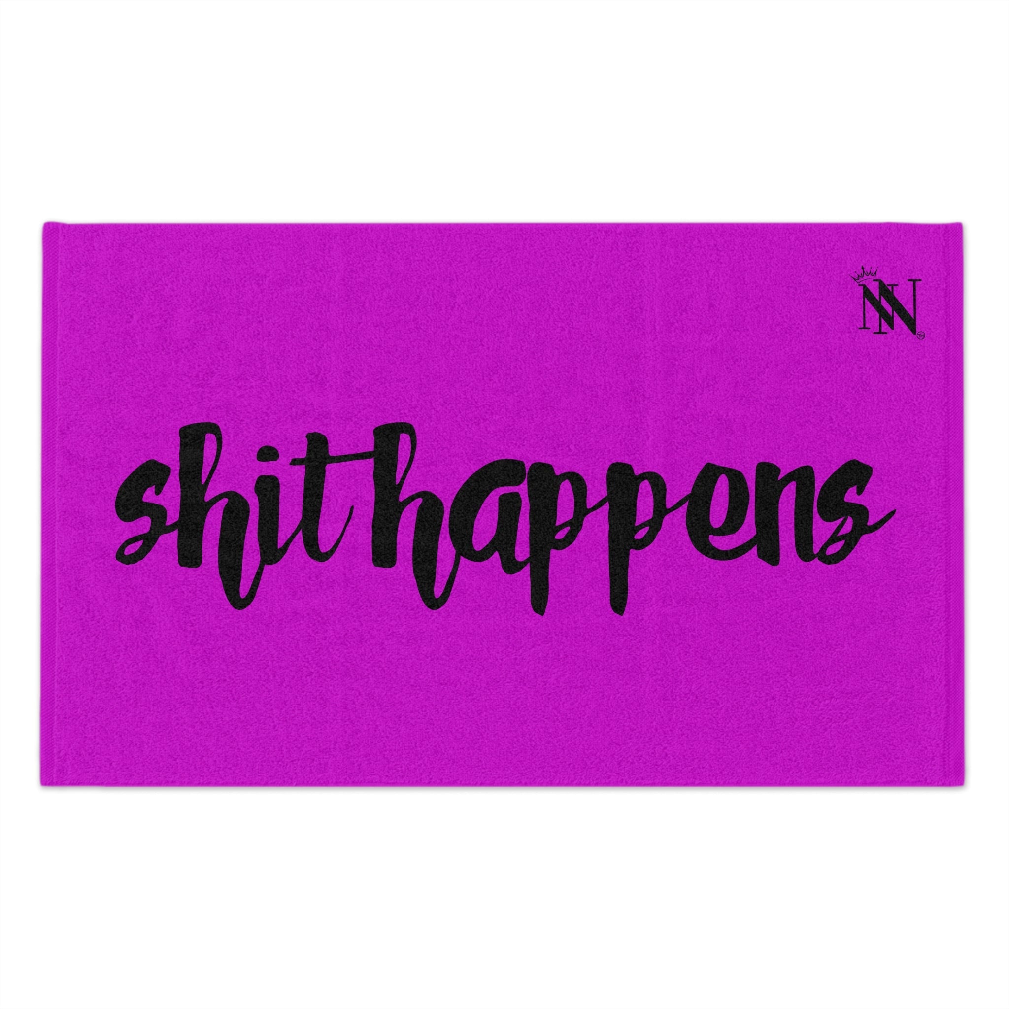 Shit Happens Bright Purple | Mix & Match Soft Fun-Flirty Lovers’ Towels