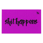 Shit Happens Bright Purple | Mix & Match Soft Fun-Flirty Lovers’ Towels