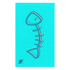 Blue Fish Bone | Mix & Match Soft Fun-Flirty Lovers’ Towels