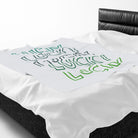 Lucky Multiple Times St. Patrick’s Day Couples Gifts Sexy Lovers’ Silky Soft Blanket