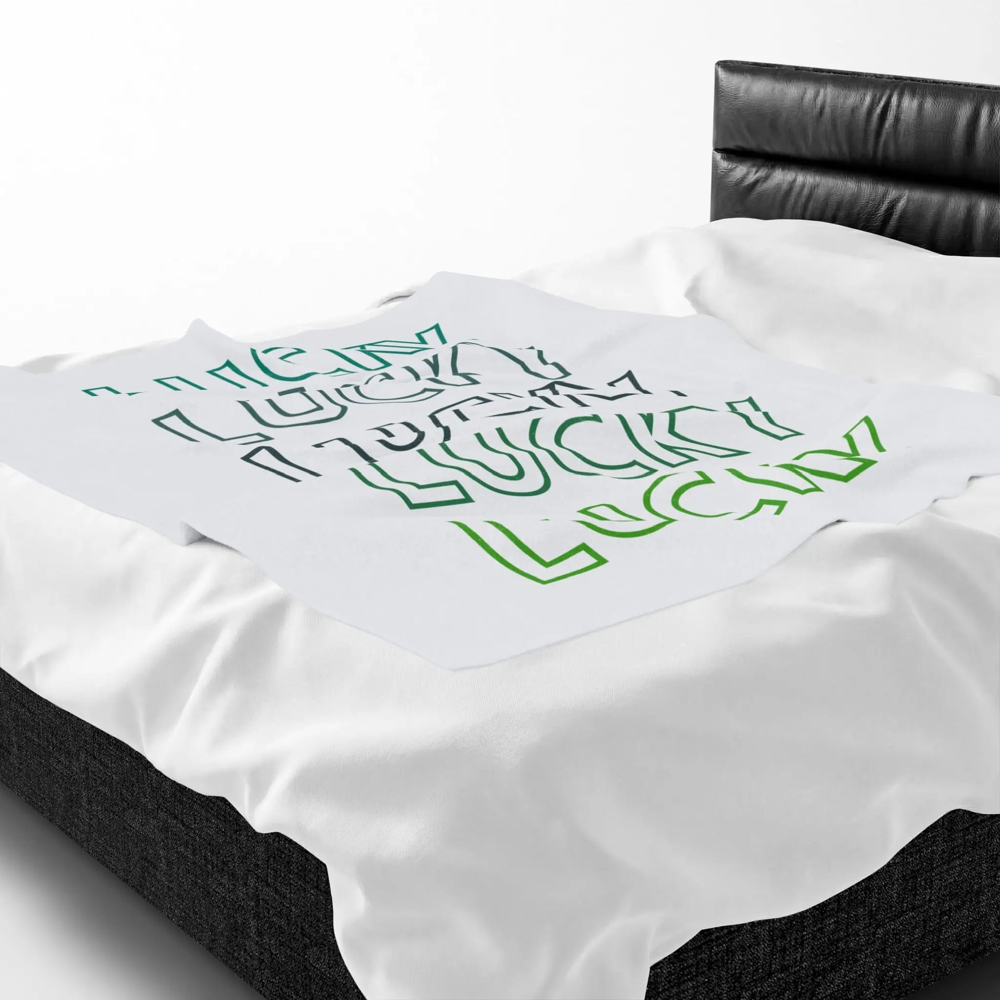 Lucky Multiple Times St. Patrick’s Day Couples Gifts Sexy Lovers’ Silky Soft Blanket