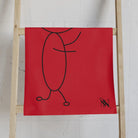 Stick Man Heart Balloon Red | Mix & Match Classic Fun-Flirty Lovers’ Towels