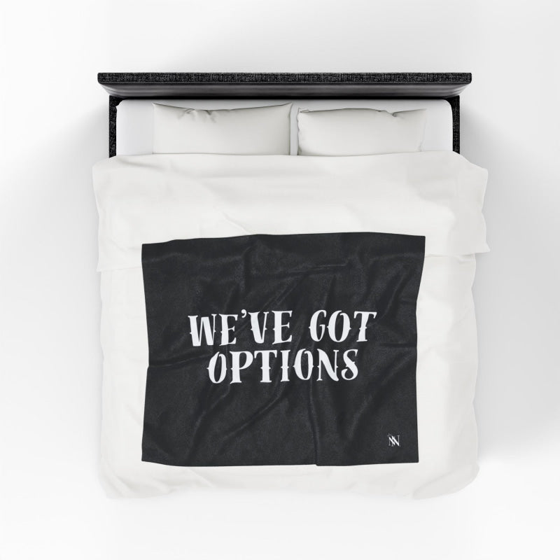 We’ve Got Options | Mix & Match Velveteen Fun-Flirty Lovers’ Blankets