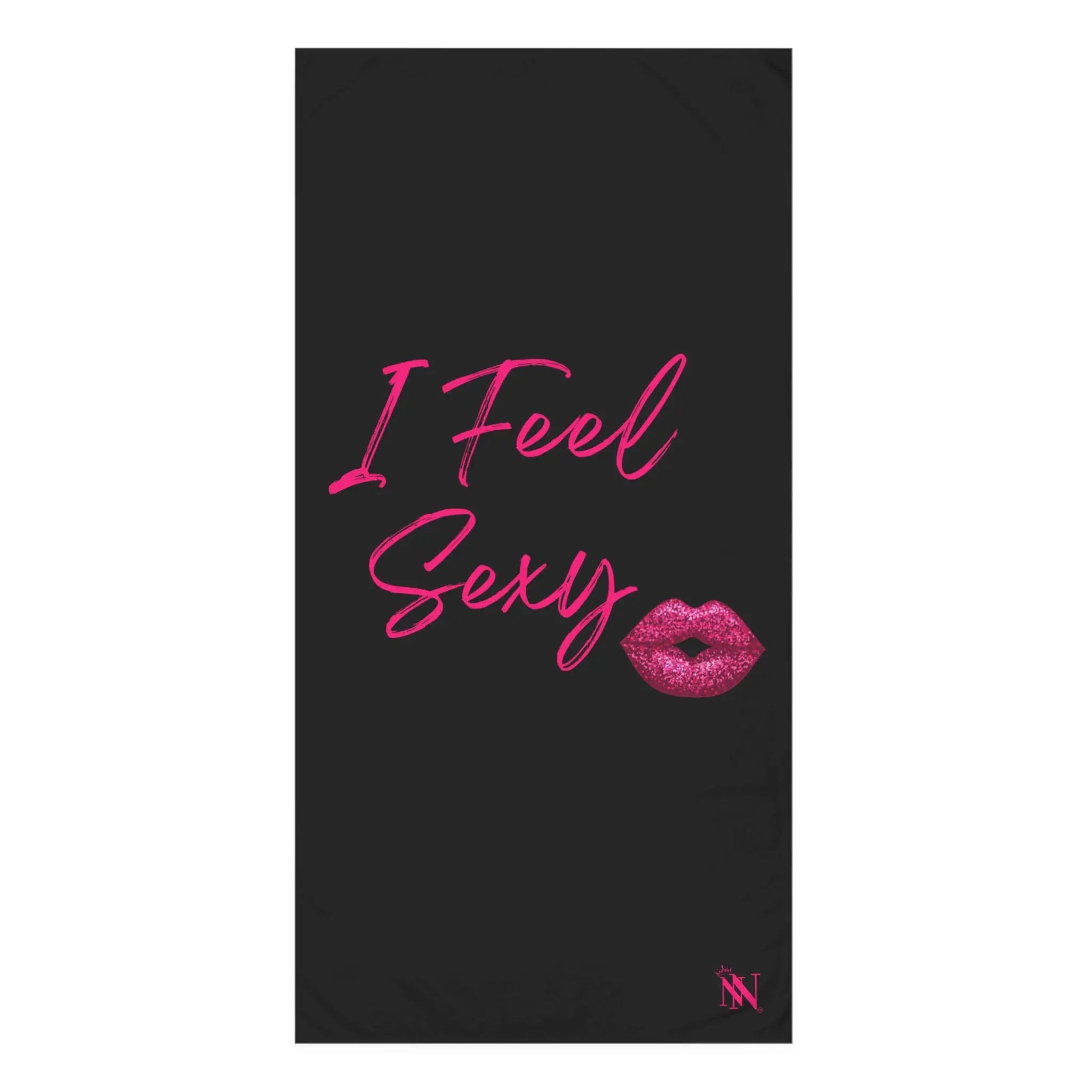 I Feel Sexy Kiss Mark Extra Large Towel