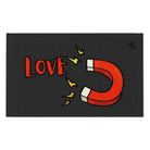 Love Magnet Dark Grey | Mix & Match Soft Fun-Flirty Lovers’ Towels