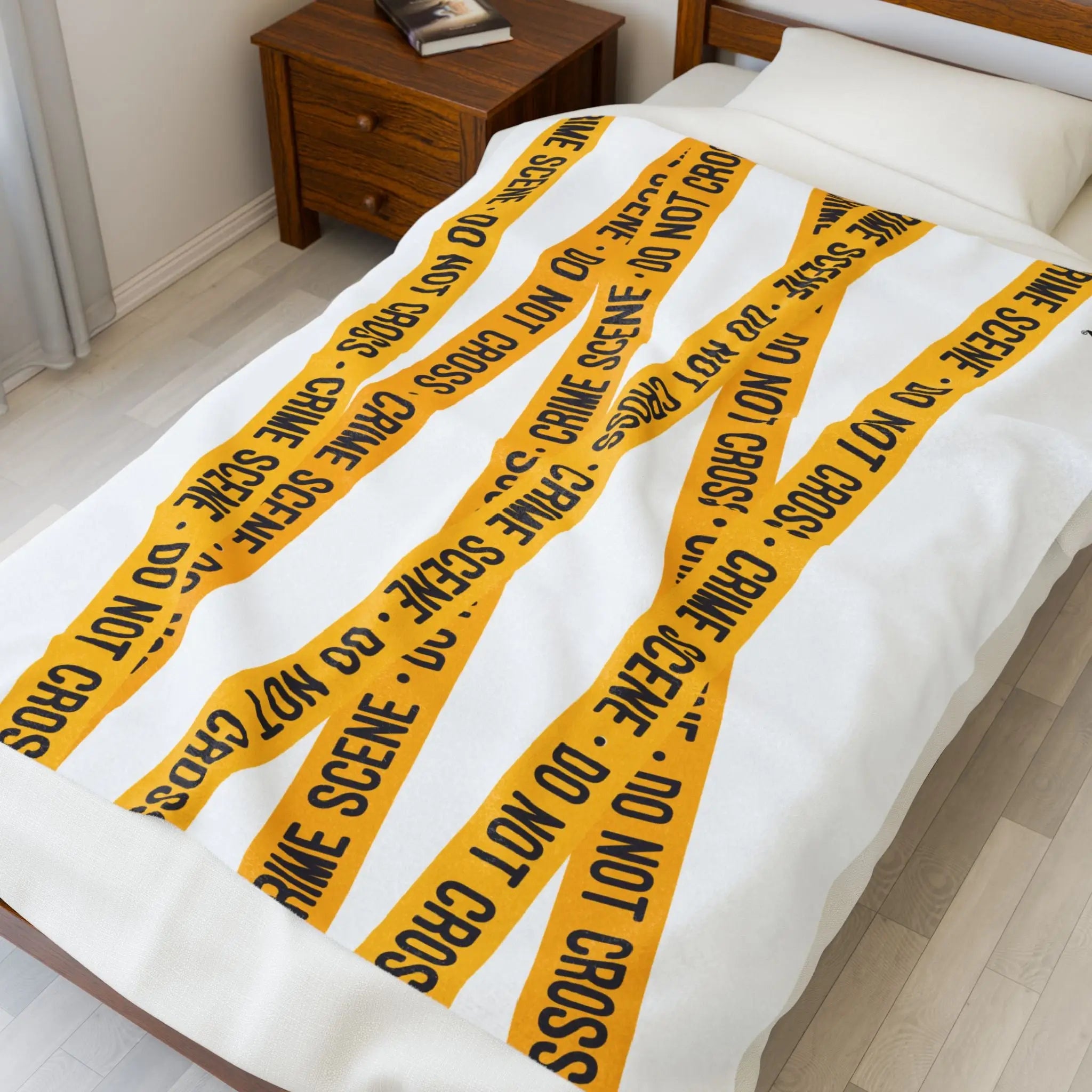 Crime Scene | Mix & Match Velveteen Fun-Flirty Lovers’ Blankets