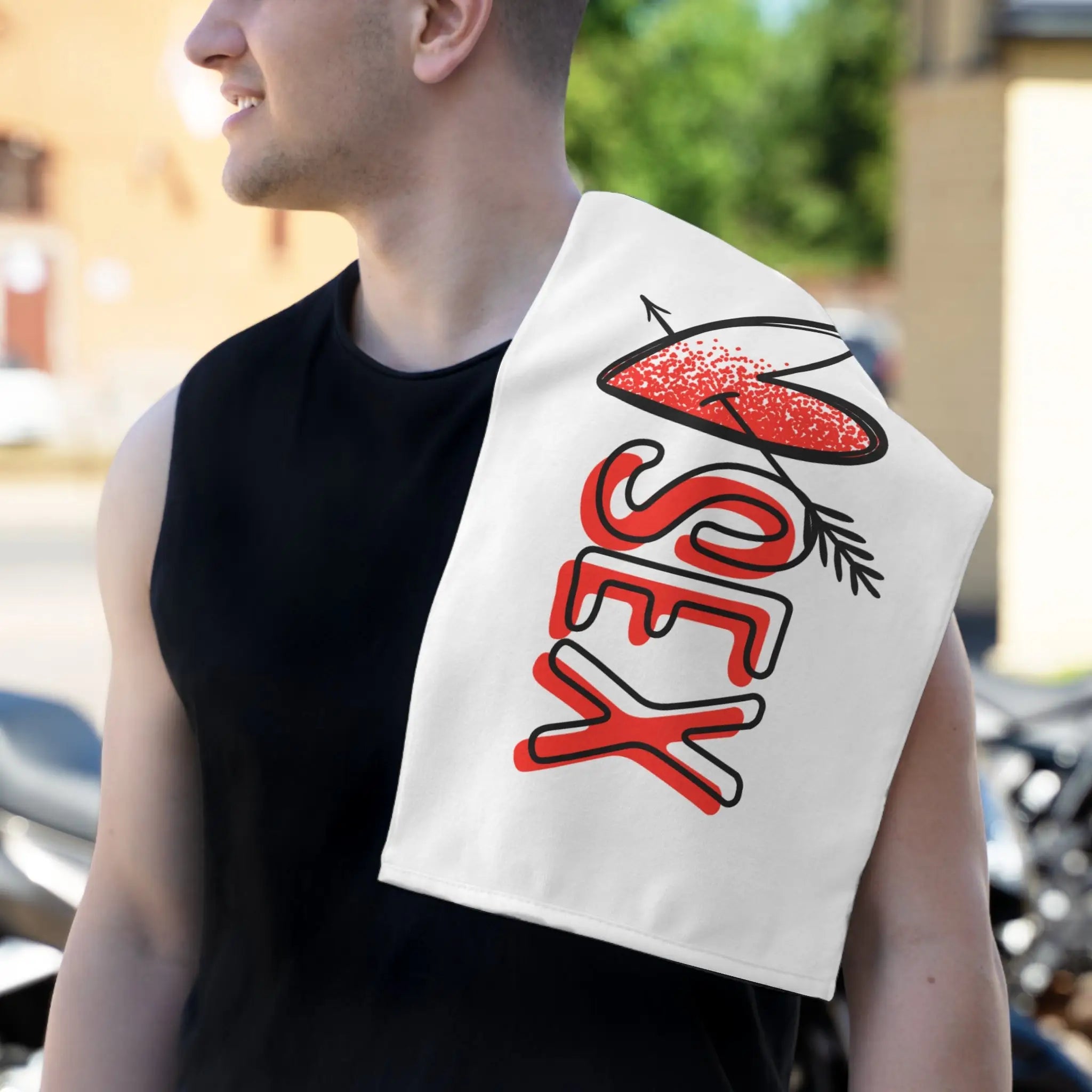 Heart Arrow Sex Towel