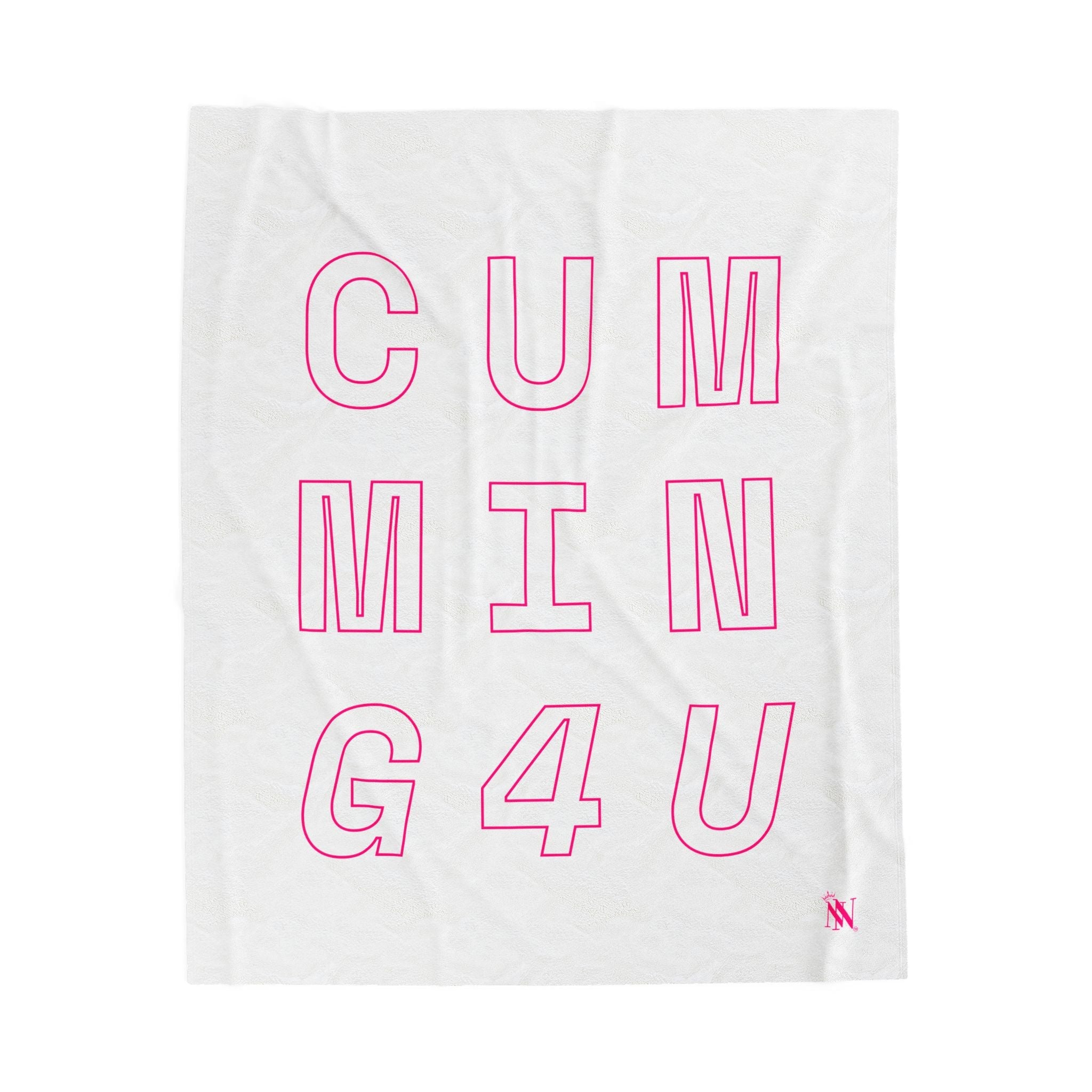 Hot Pink Cumming 4 U | Mix & Match Fun-Flirty Lovers’ Blankets